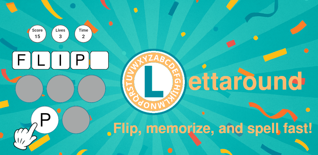 Lettaround Feature Graphic