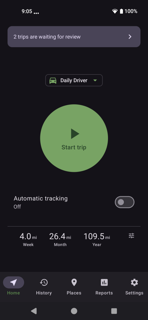 OwnMiles Manual Tracking