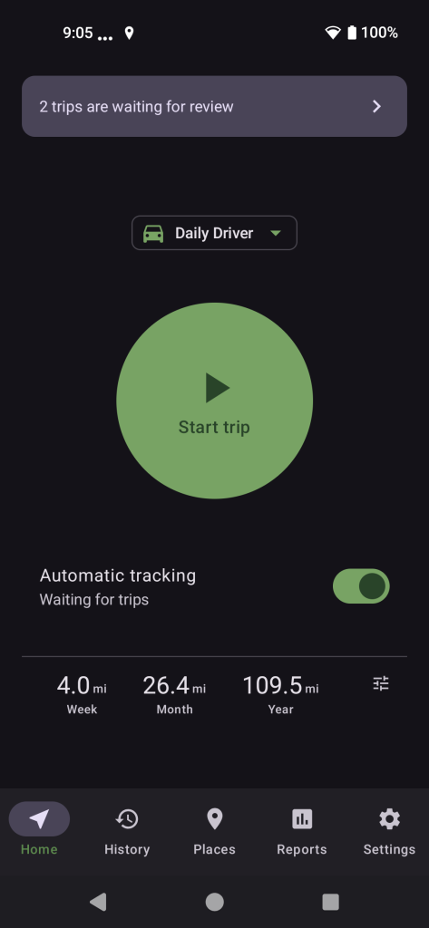 OwnMiles Automatic Tracking