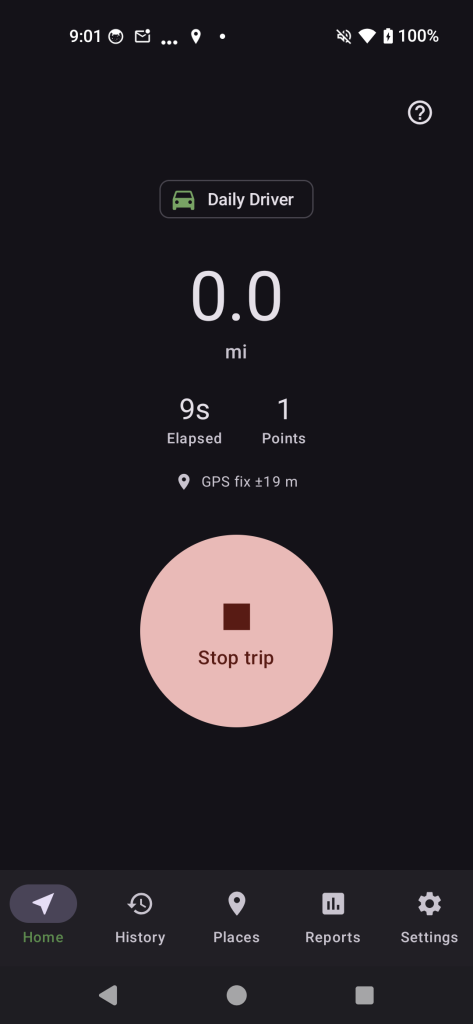 OwnMiles Manual GPS Tracking